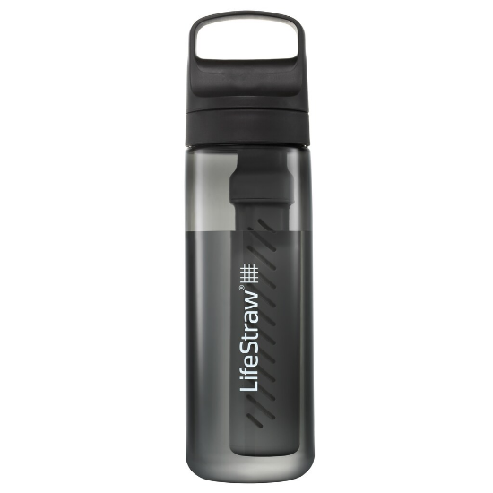 LifeStraw Go 2.0 Tritan 650 ml ūdens filtra pudele – Nordic Noir