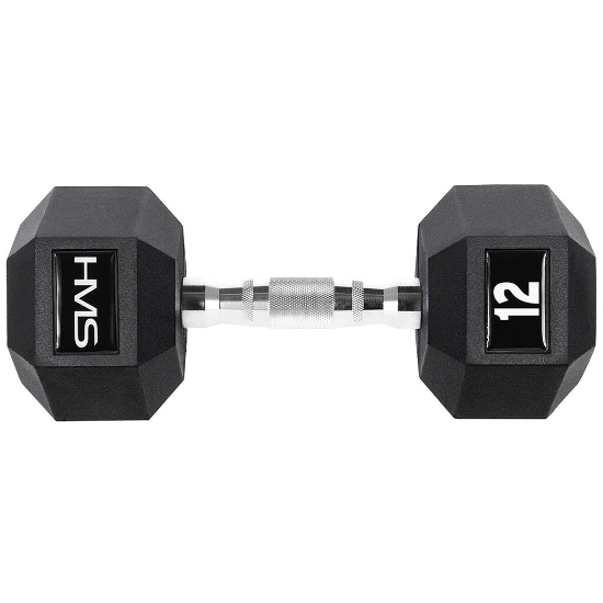 HMS Hex Pro sešstūra hantele 12 kg