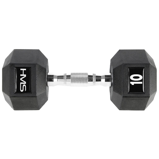 HMS Hex Pro sešstūra hantele 10 kg