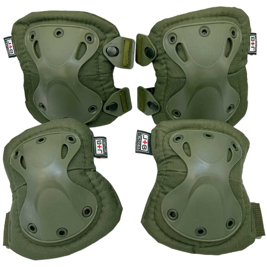 JB Tacticals ceļu un elkoņu aizsargi – Olive Green