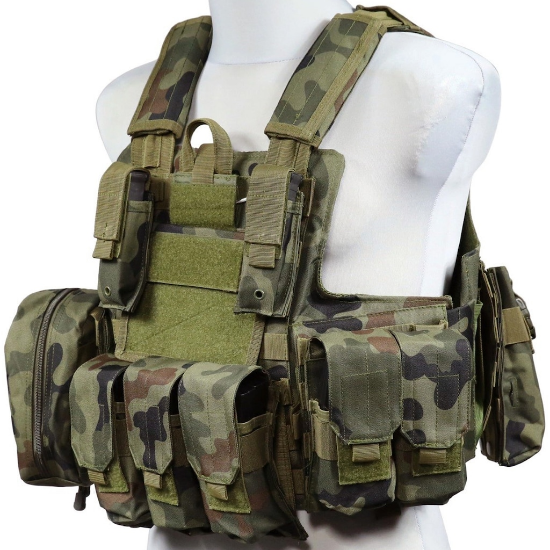 GFC Tactical CIRAS Maritime taktiskā veste – wz.93 Pantera PL Woodland