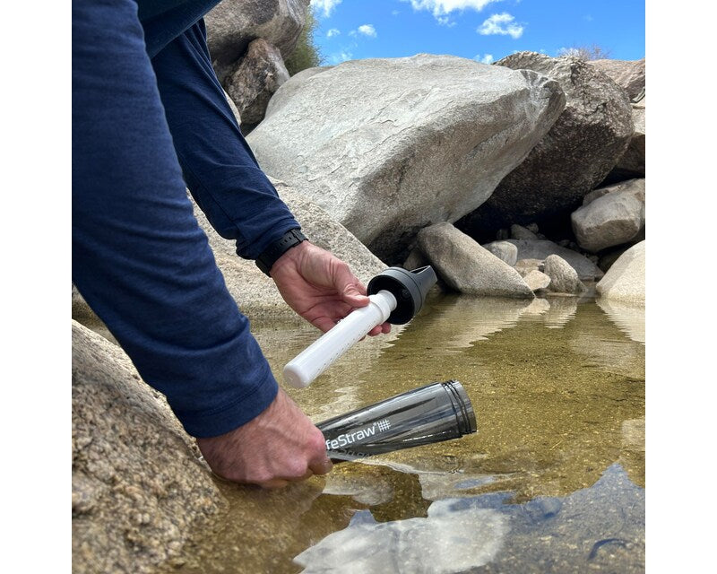 LifeStraw Go 2.0 Tritan 650 ml ūdens filtra pudele – Merlot Me Away