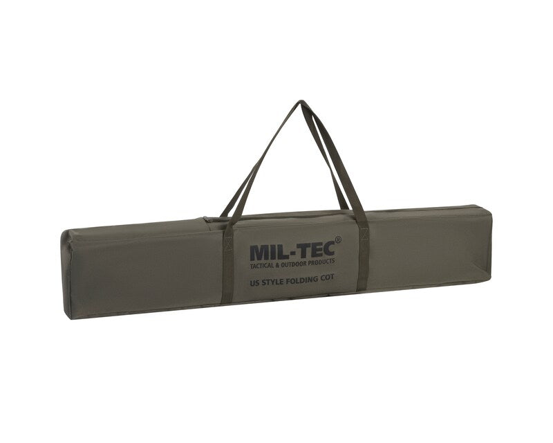 Mil-Tec US Style saliekamā lauka gulta Olive 210 x 70 cm