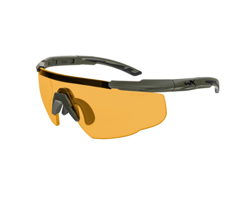 Wiley X Saber Advanced 3-in-1 taktiskās aizsargbrilles – Grey/Clear/Light Rust/OD Green