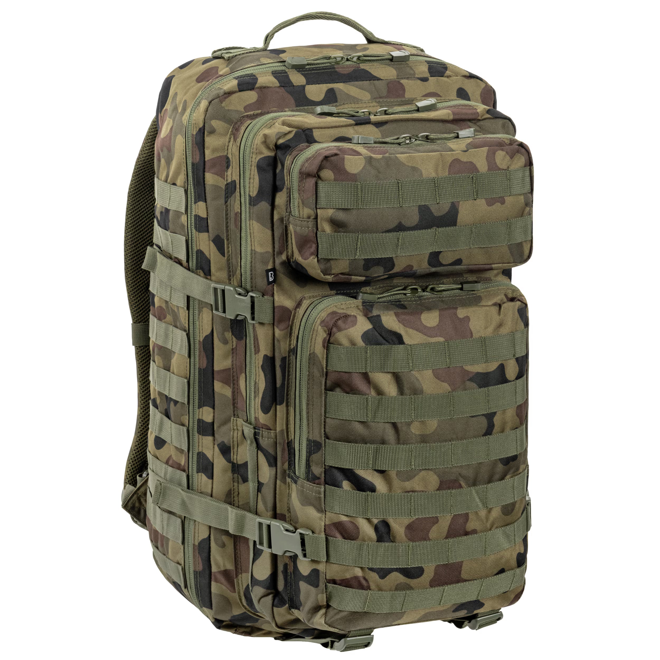 Brandit US Cooper XL mugursoma, 65 l, Pantera PL Woodland kamuflāža