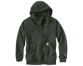 Carhartt Rain Defender Heavyweight Half Zip Sweatshirt – Forestry Green