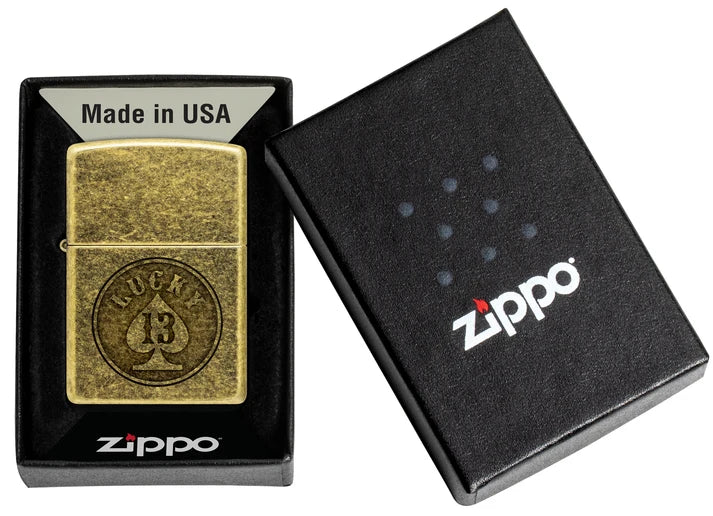 Zippo Lucky 13 benzīna šķiltavas