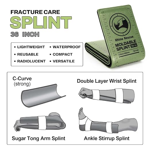 Rhino Rescue Splint 36″ – Olive