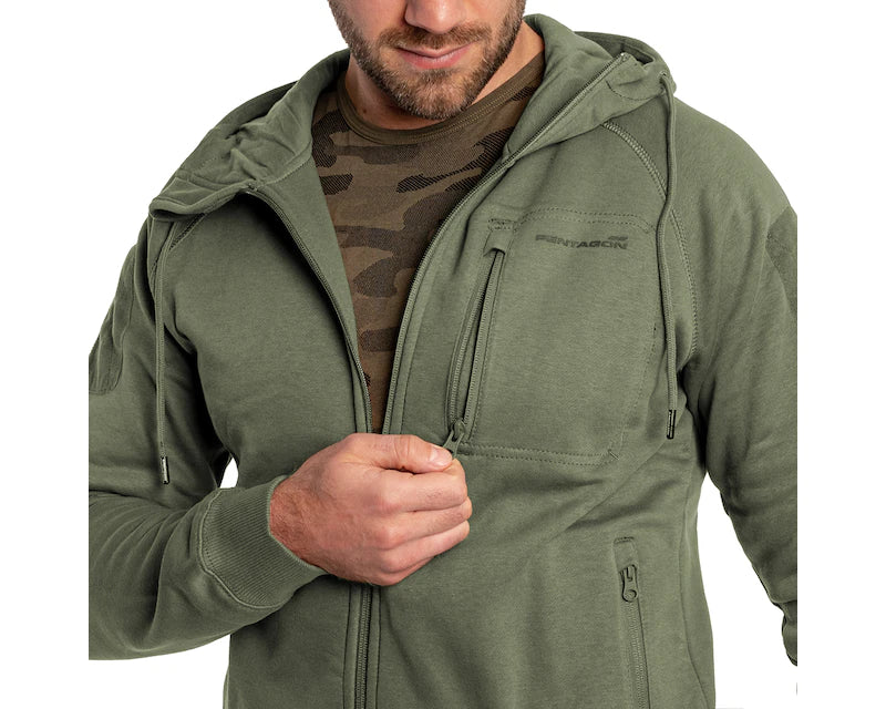 Pentagon Leonidas 2.0 Tactical Hoodie – Camo Green