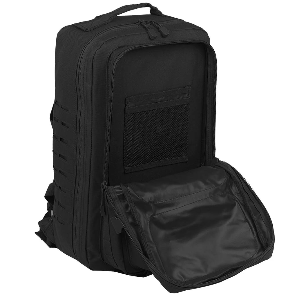 Brandit US Cooper LaserCut mugursoma, 40 l, melna