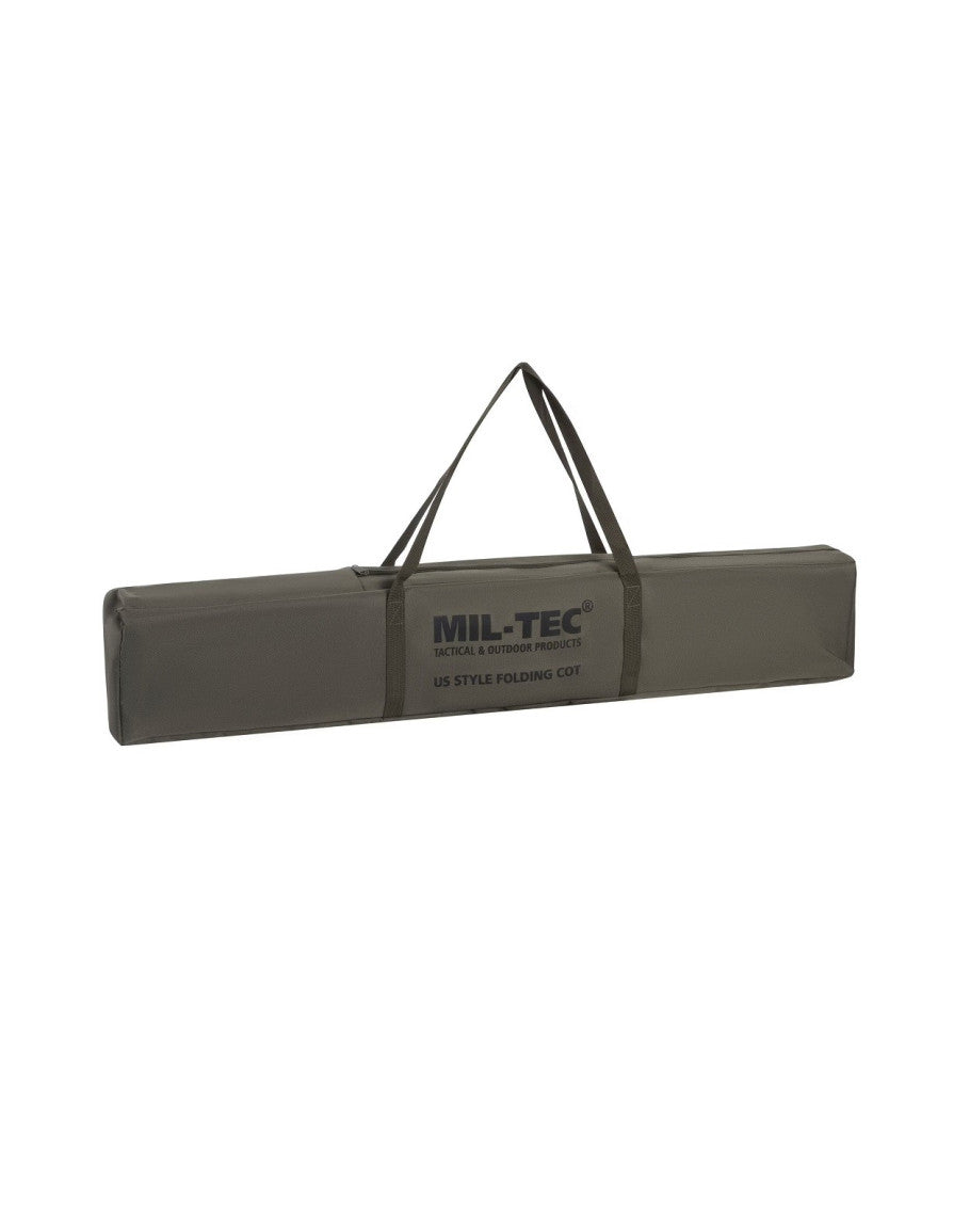 Mil-Tec saliekamā armijas gulta + Badger Outdoor matracis + spilvens komplekts